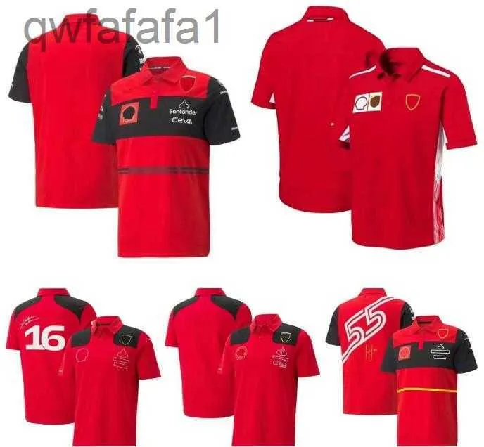 F1 Fórmula Uno Racing Polo Traje Verano Equipo Solapa Camiseta Mismo estilo Personalización 4CUP