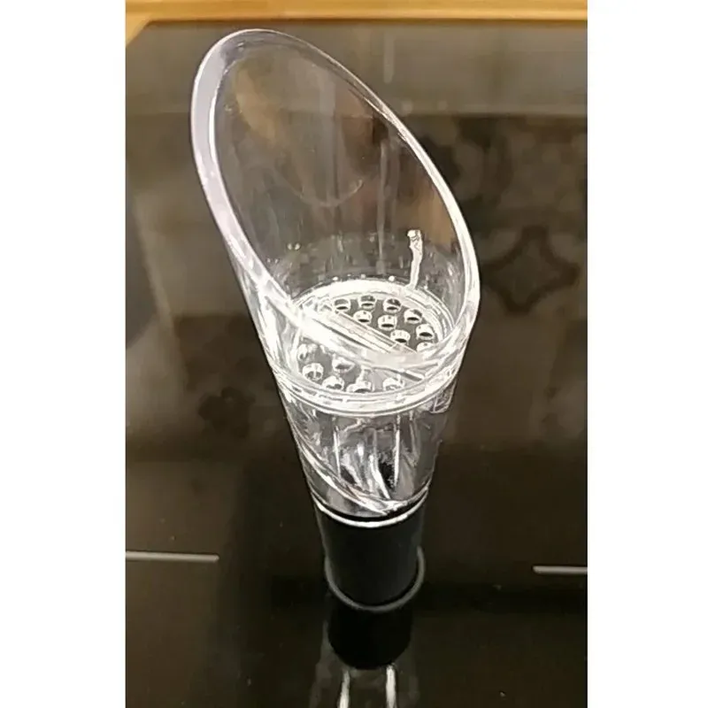 2024 Mini Red Wine Aerator Quick 360도 회전하는 와인 폴라 디캔터 캡 병 바 액세서리 와인 aerator pourer