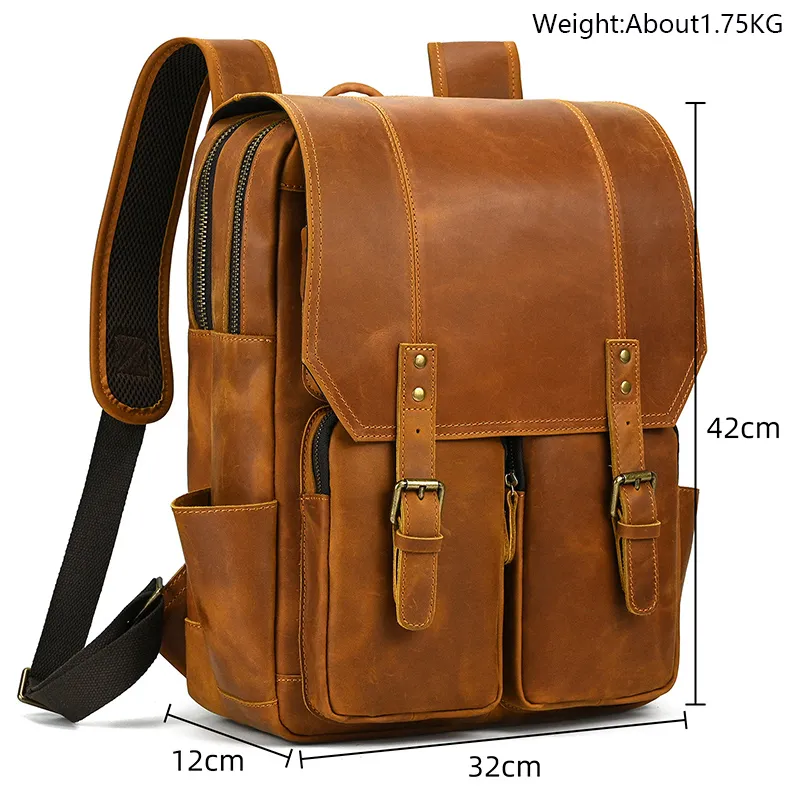 Large Leather Backpacks For Men Luxury Designer... From Coisinistore ...