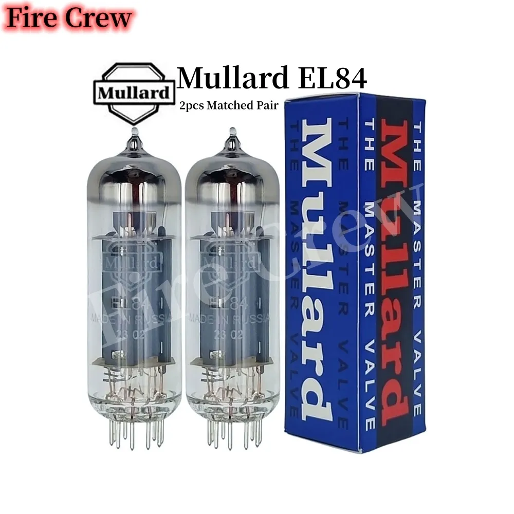 Fire Crew Mullard EL84 Vacuum Tube Upgrade Kit Matched Quad for 2