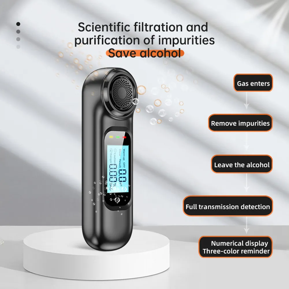 Professional Digital Alcotest Diagnostic Tool USB Rechargeable Non ...