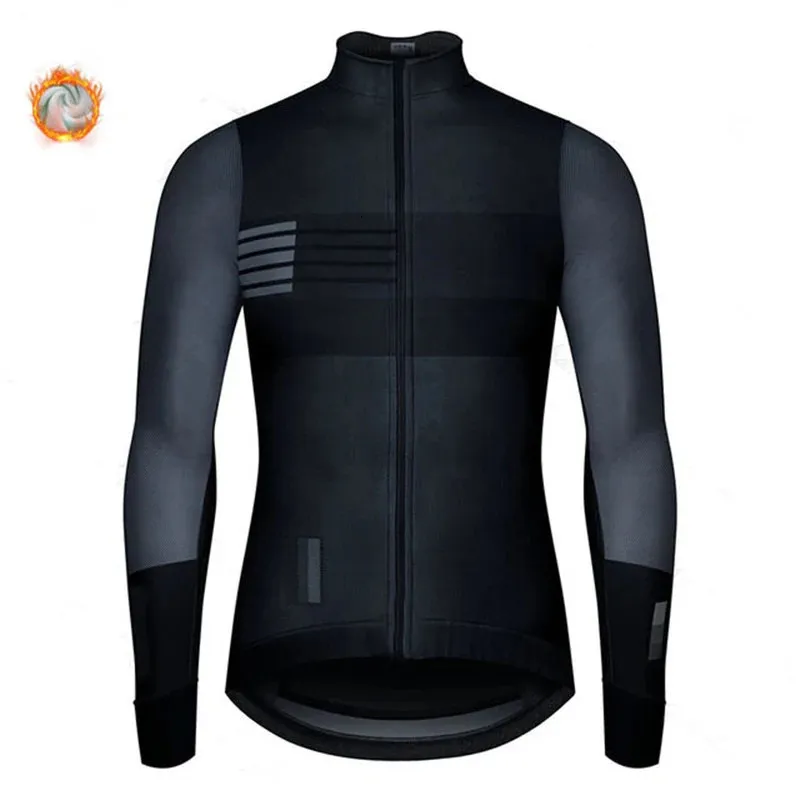 Espanha inverno jaqueta de lã térmica camisa ciclismo manga longa ropa ciclismo hombre bicicleta wear roupas maillot 240319