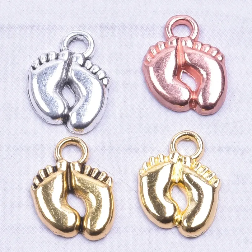 Baby feet charms bulk outlet