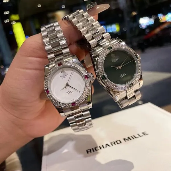 2024 For Women Animal Bee Snake Tiger Doraemon Cherry High Quality Kwarcowe zegarek R z oryginalnym pudełkiem wysokiej jakości zegarek 41 mm Prezydent Datejust