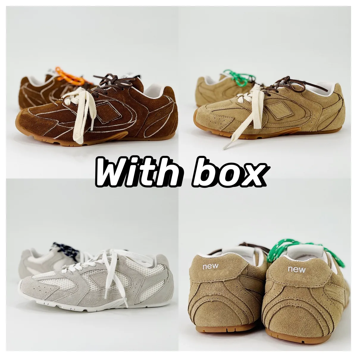 2024 Miui shoes New Designer Shoes Show Women's Extraordinary Casual Sports Shoes Yellow and White Academy Running Shoes Sports Shoes 35-40