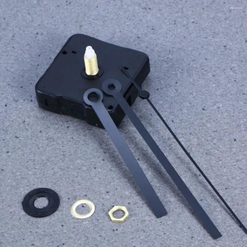 High Quality Black Clock Movement Kit With Hands Mechanism DIY Repair