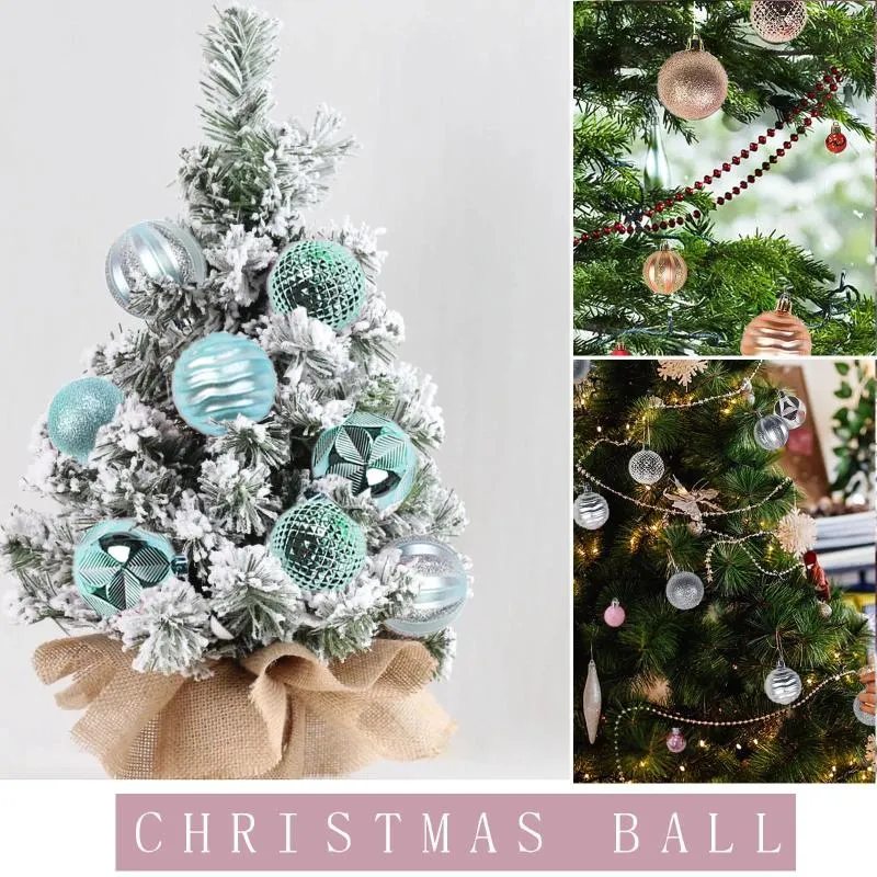 Party Decoration 26st Christmas Balls Baubles Xmas Tree Decorations Hanging Ornament Ball Accessory Navidad 2024