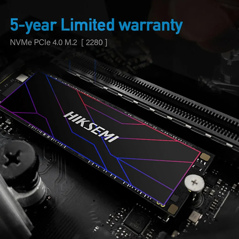 HIKSEMI 512GB 1TB 2TB M.2 2280 NVMe PCIe 4.0 x4 Internal SSD for
