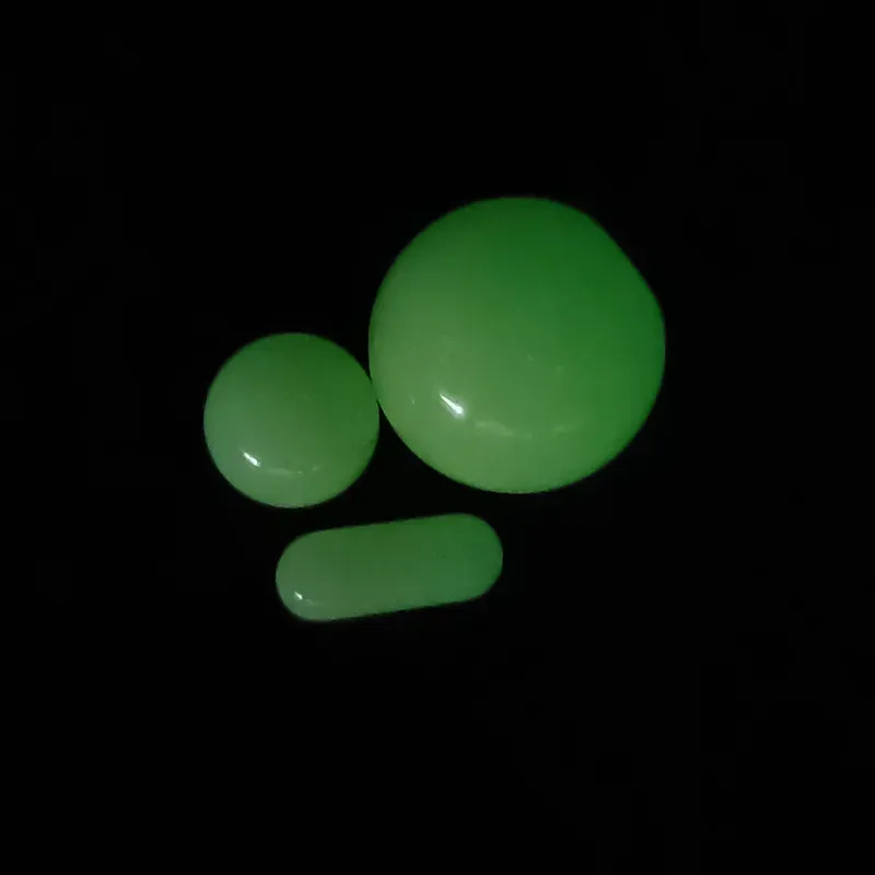 Quartz Pearl Pill Luminous Set OD 12mm 20mm 6*15mm Smoking Glowing Dab Bead Capsule Insert Spinning Blue Green For Terp Slurper Banger