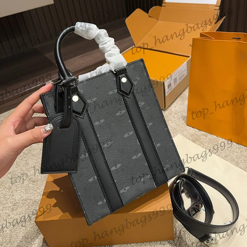 Womens Mens Vintage Grey BB Sac Plat Bags Adjustable Strap Crossbody Shoulder Handbags Luxury Brand Cowhide Messenger Purse 21X18CM