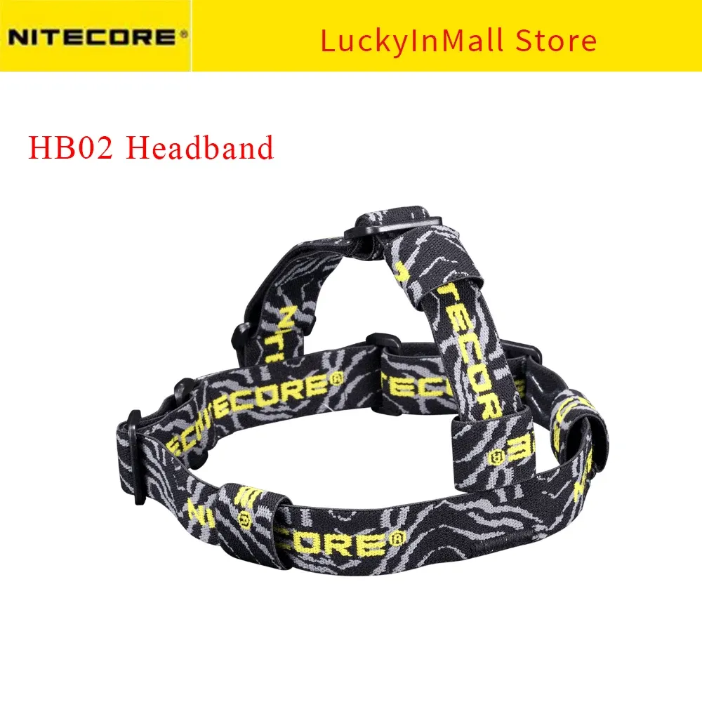 Tools NITECORE HB02 Flashlight band Elastic Antislip Nylon Strap Belt 3Adjustable Torch Positioning Loop Tool New lamp