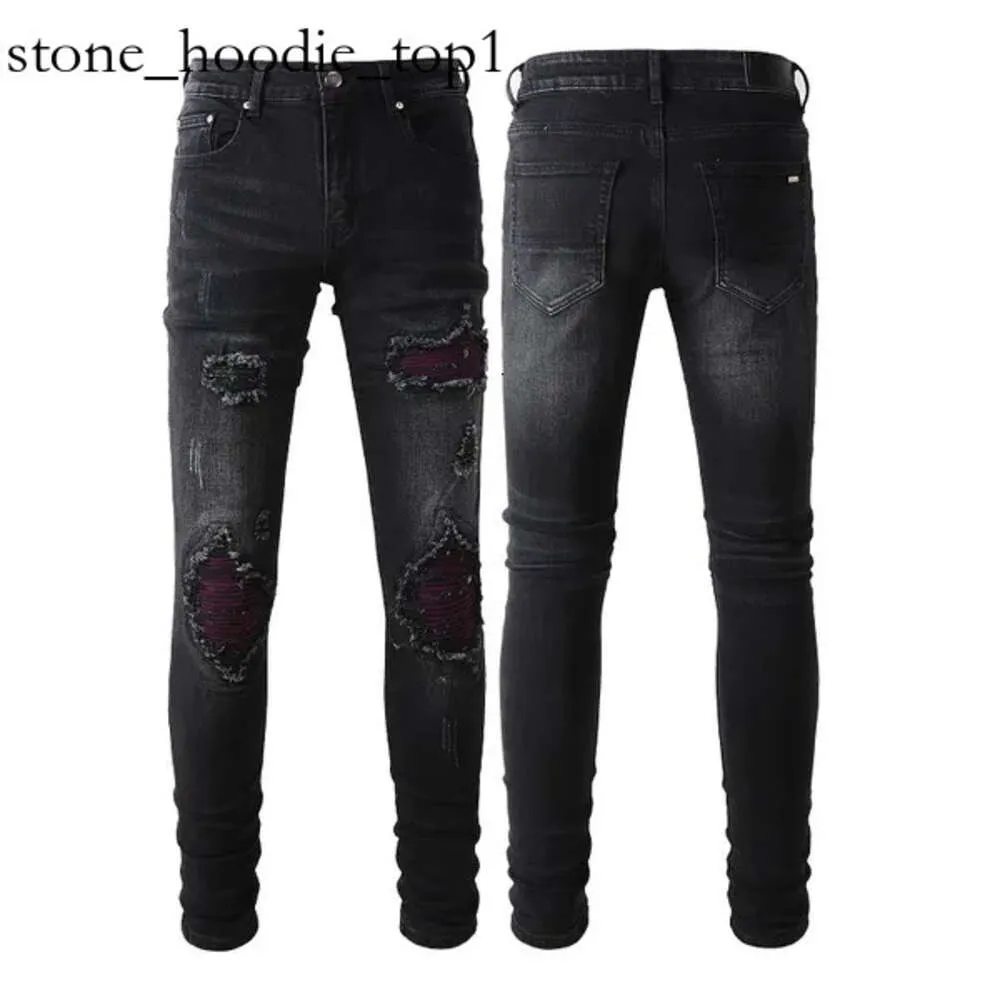 Amirir Jeans Luxury Trendy Brand Designer Jeans Pantaloni in denim ricamato di alta qualità Biker Streetwear Amirir Jeans 22 Rock Donna Ksubi Jeans Amirir Jeans Uomo 9221