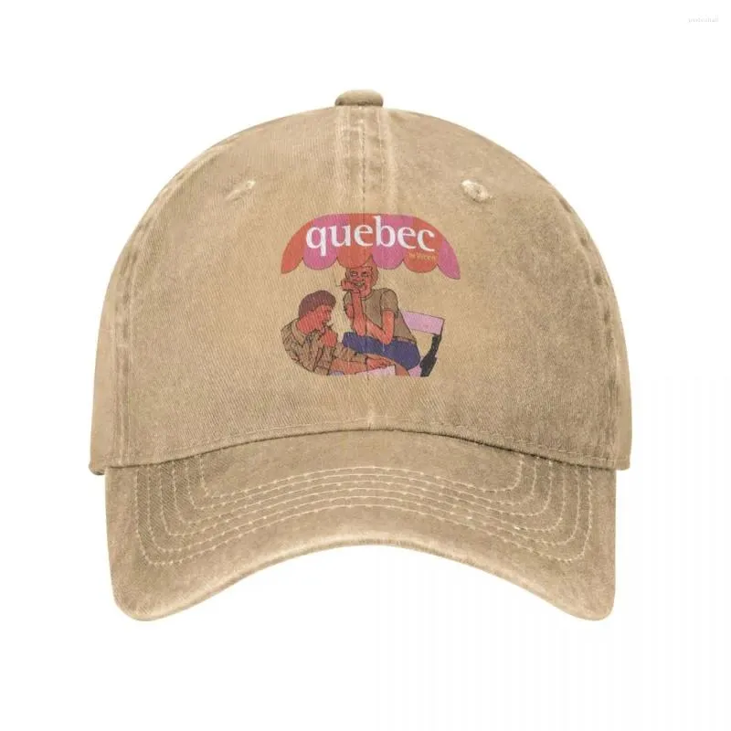 قبعات الكرة Ween Quebec Hat Hat Beach Black Elegant Women's Hats Men's