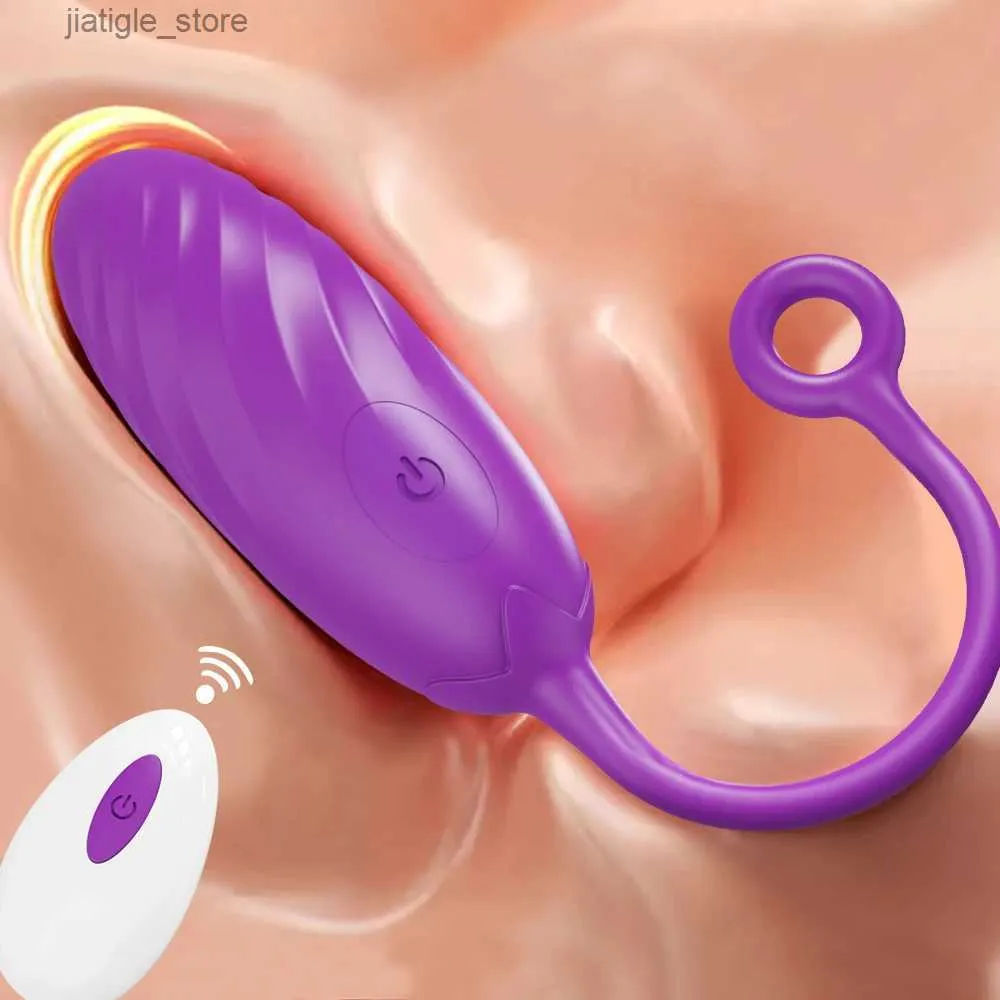 Autres éléments de beauté de la santé Vibrateur de télécommande puissante pour femmes Stimulation clitorale au mamelon Massage Vagin Love Vibrant Adult S Y240402