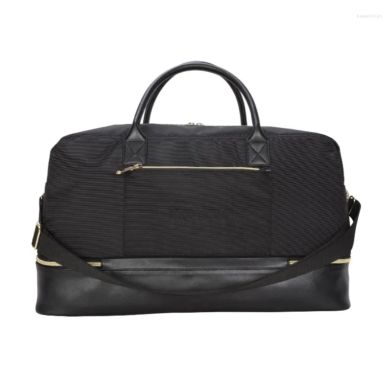 Borse portaoggetti da viaggio Dropbottom Weekender Duffel poliestere nero