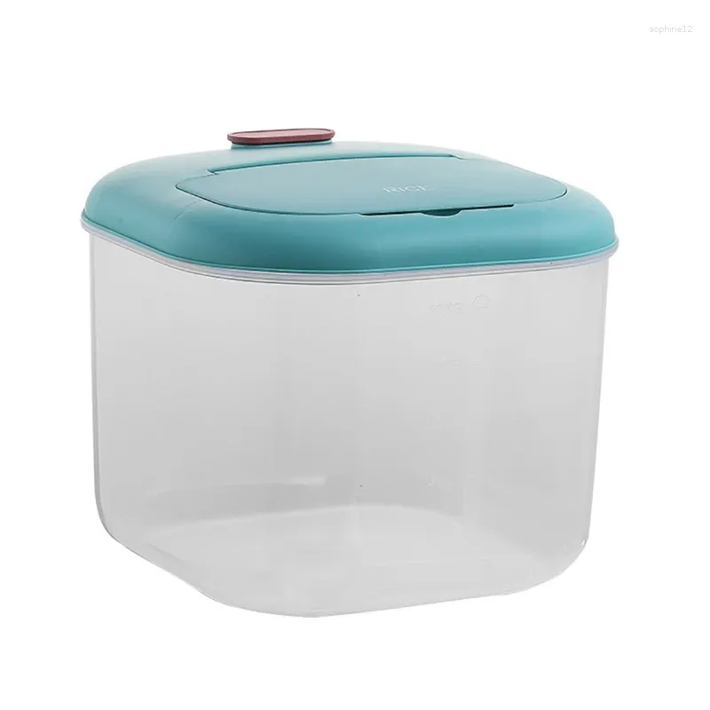 Garrafas de armazenamento XD-10L Cozinha recipiente de cozinha Bucket Inset à prova de umidade à prova de um cilindro à prova de rice