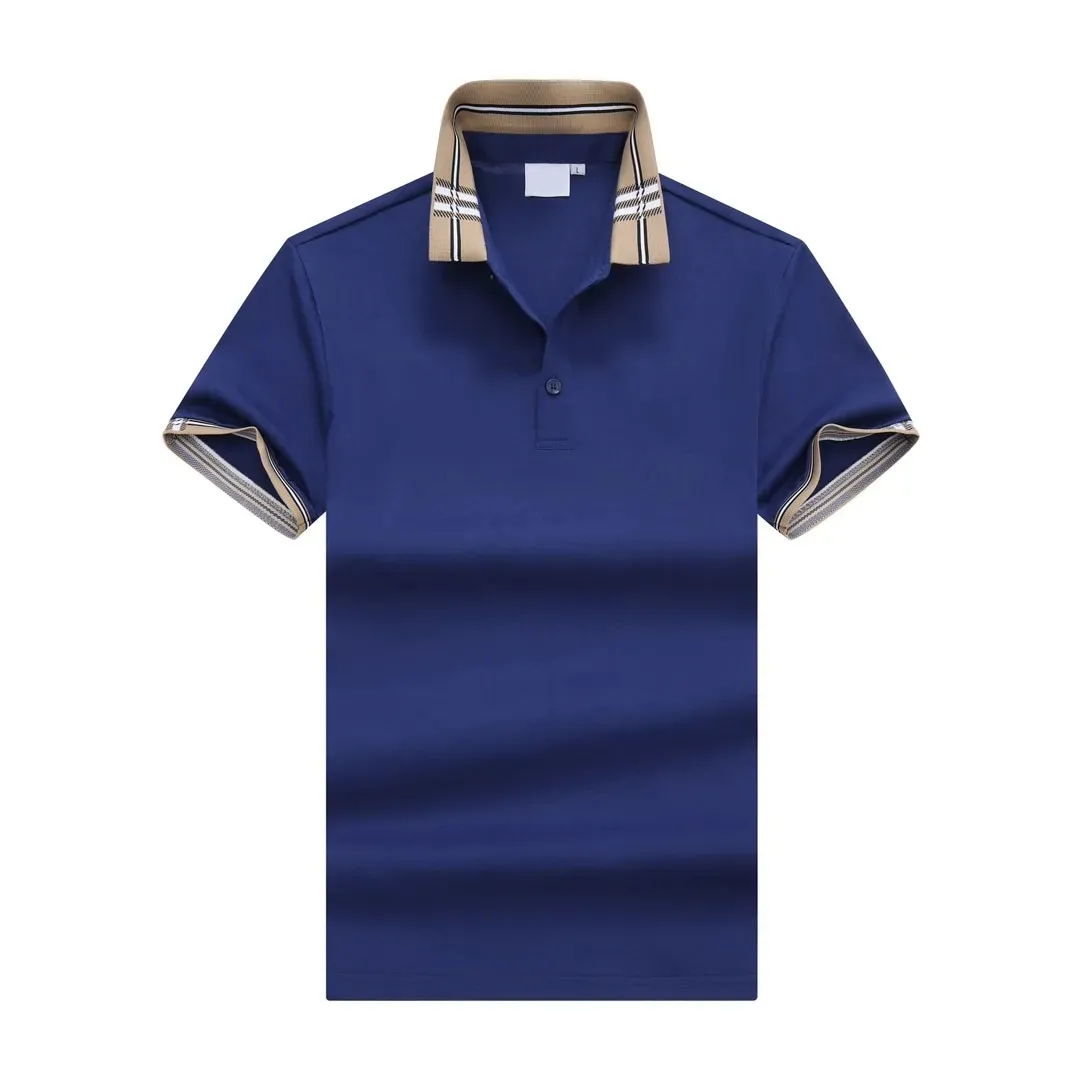 Shirt di Design Design Magni Casualisti casual Stilisti Summer Polo Magliette di cotone camicie a manica corta POLO RACCORA COMMOTTURE ALL'ABBIENTAMENTO - Stile classico