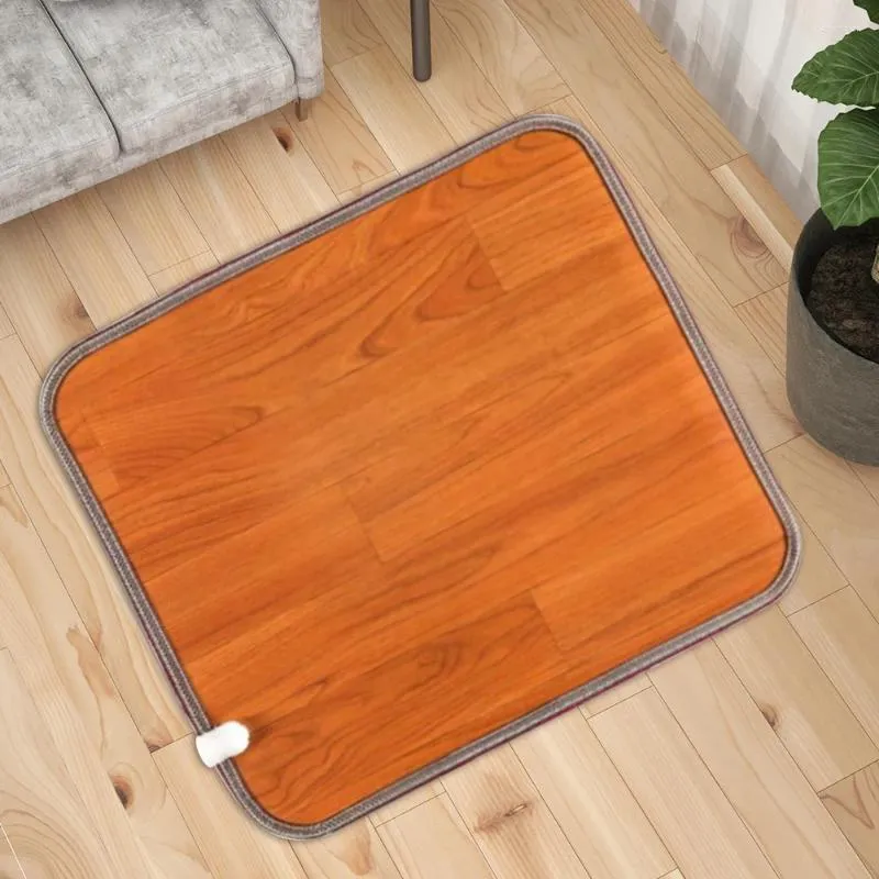 Tapis 220V Coussin chauffant électrique Rapide Hiver Pieds chauds Chauffage Timing réglable pour le salon domestique