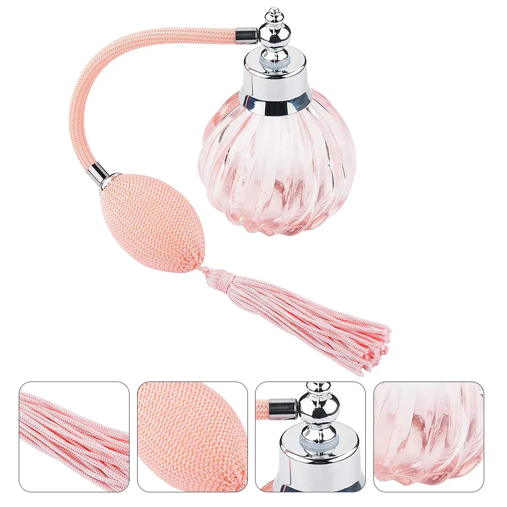 Bouteille de parfum Vintage, vaporisateur d'air rechargeable, pompe vide, vieux sous-conteneur, distributeur de parfum décoratif, flacons façonnés