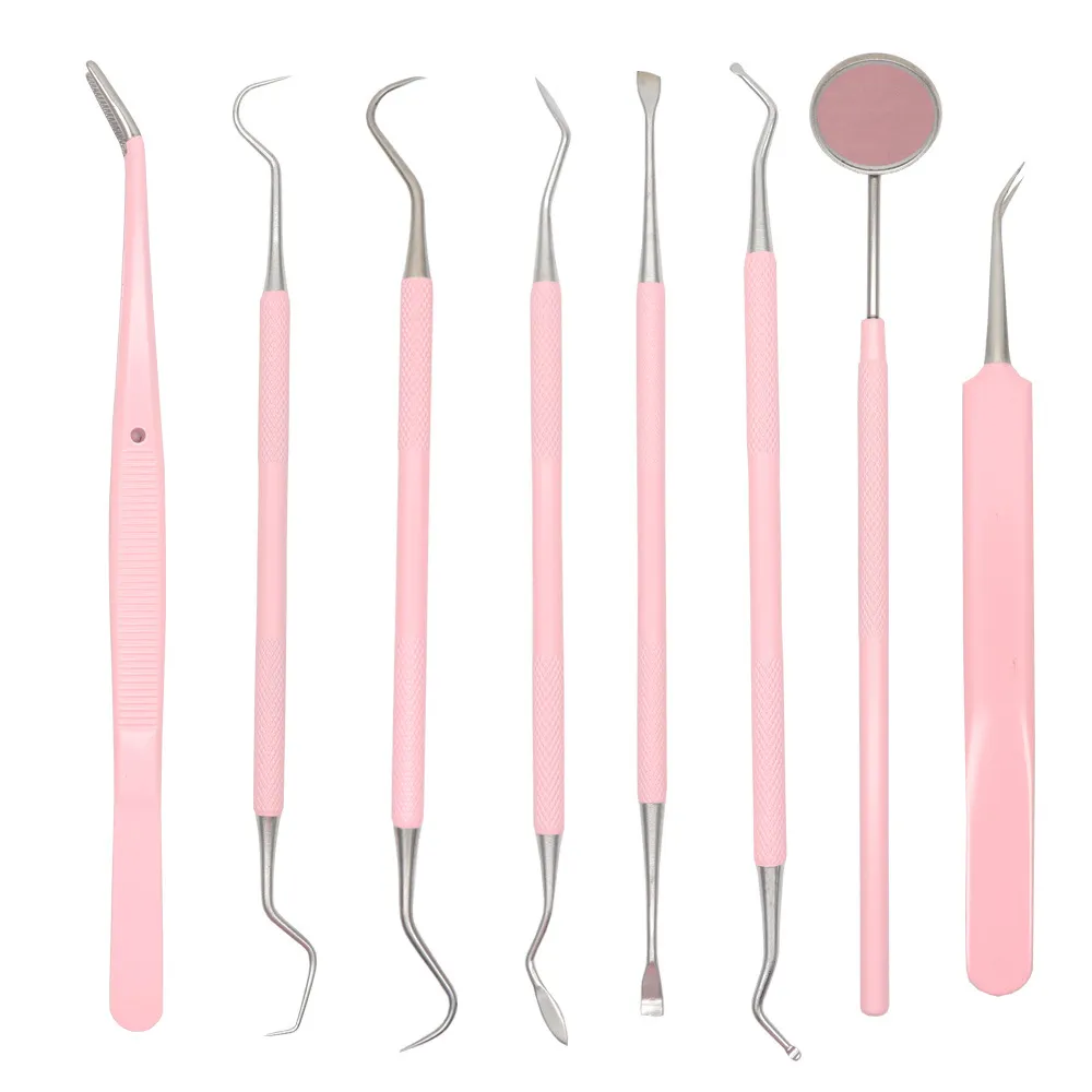 Haushalt Oral Tools Zahnflecken Zahnstein Kalkül Entferner Schaber Sonde Oral Reinigung Set