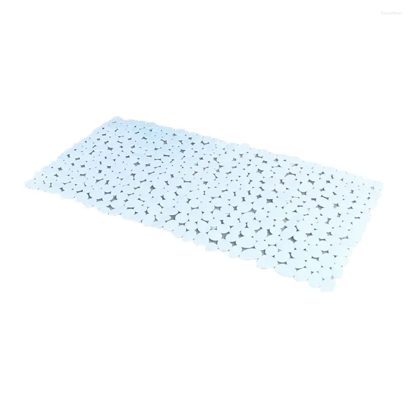 Bath Mats Rectangle Shower Anti-skid PVC Stone Carpet Suction Cup Long Kitchen Bathroom Foot Pad