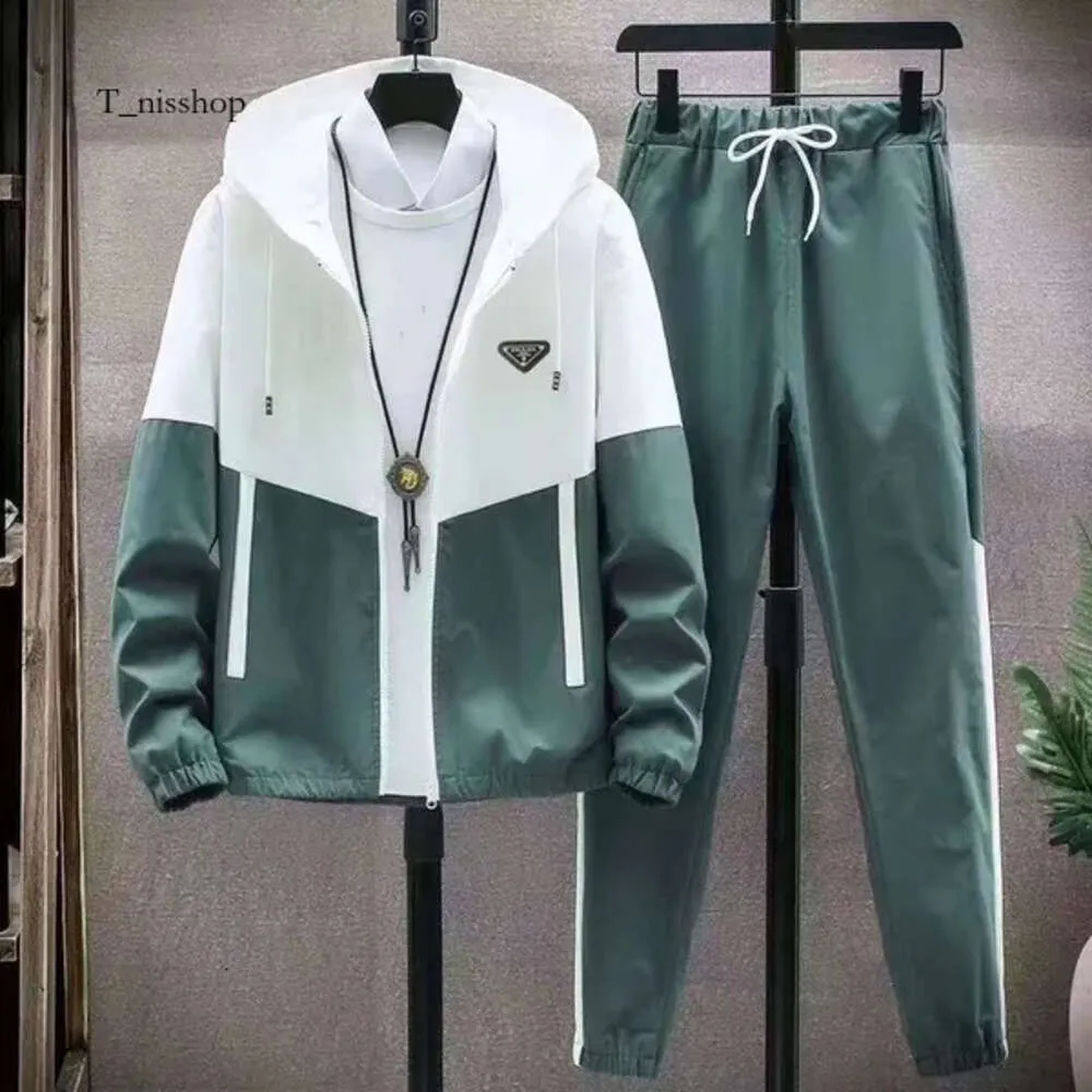 PRA DESIGNERS NYA MENS TRACKSUITS Fashion Brand Men passar Spring Autumn Men's Two-Piece Sportswear Casual Style Suits 680