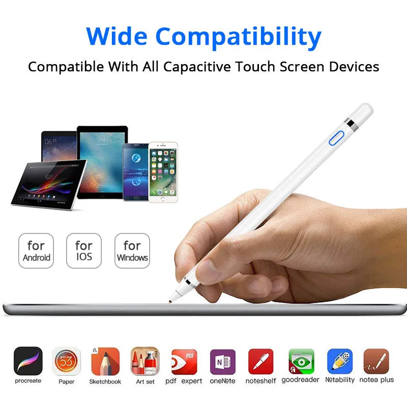 Stylus Pen For Xiaomi PAD Pad Pen Redmi iPad iPhone Compatible iOS  Android Active Capacitor Pen Pen Phone Touch Original New
