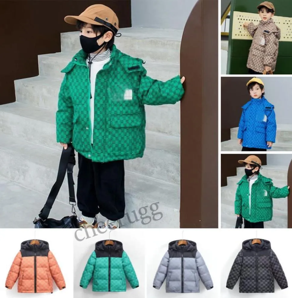 Kids Down Coat Parkas 소년 소녀 다운 재킷 312 년 패션 소녀 따뜻한 스노우 슈트 후드 겉옷 아이 코츠 3950369
