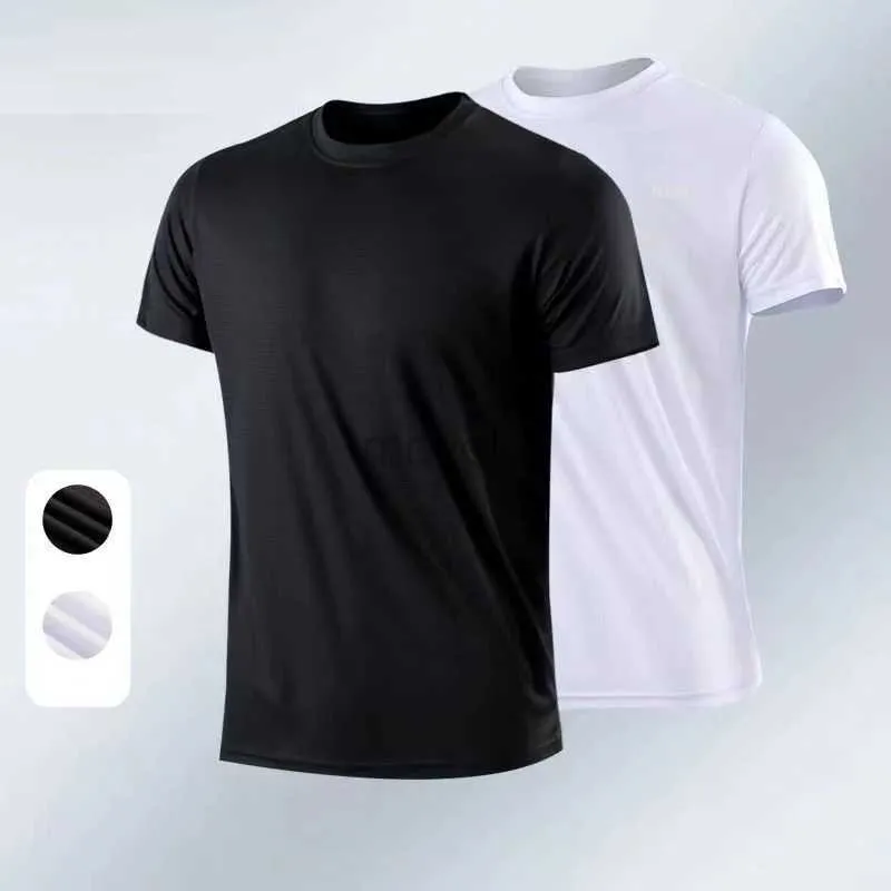 T-shirt maschile uomini veloci a manica corta maglietta sportiva maglie da ginnastica per ginnastica per allenamento per maglietta da corsa per adolescenti