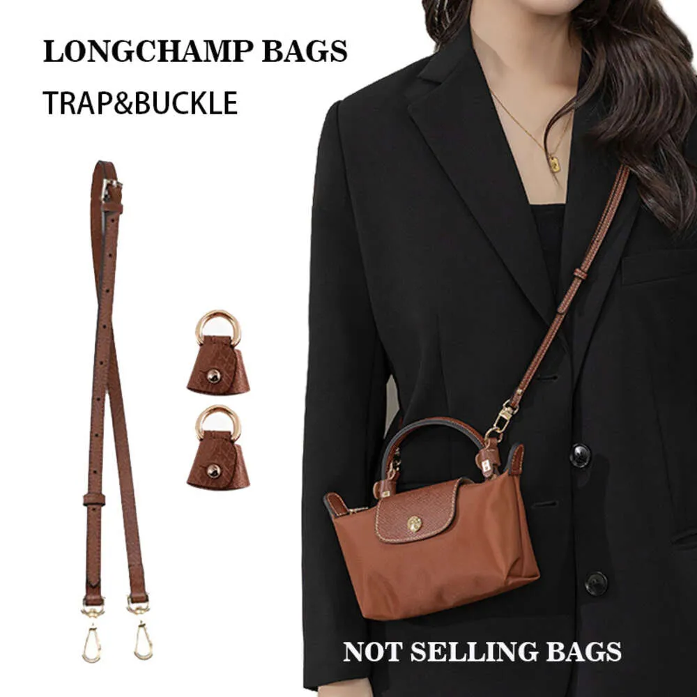 2024 New Bag Strap for Longchamp Mini Bag Free Punching Modification Transformation Accessories for Mini Bag Shoulder Strap Az