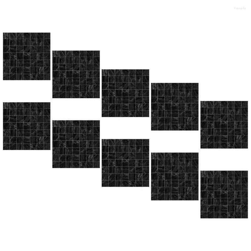 Papéis de parede 10 pcs adesivos de mosaico decalque