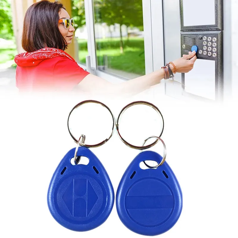 Writable 125 kHz RFID Key Fob Proximity ID Card Token Rewritable T5577 ...