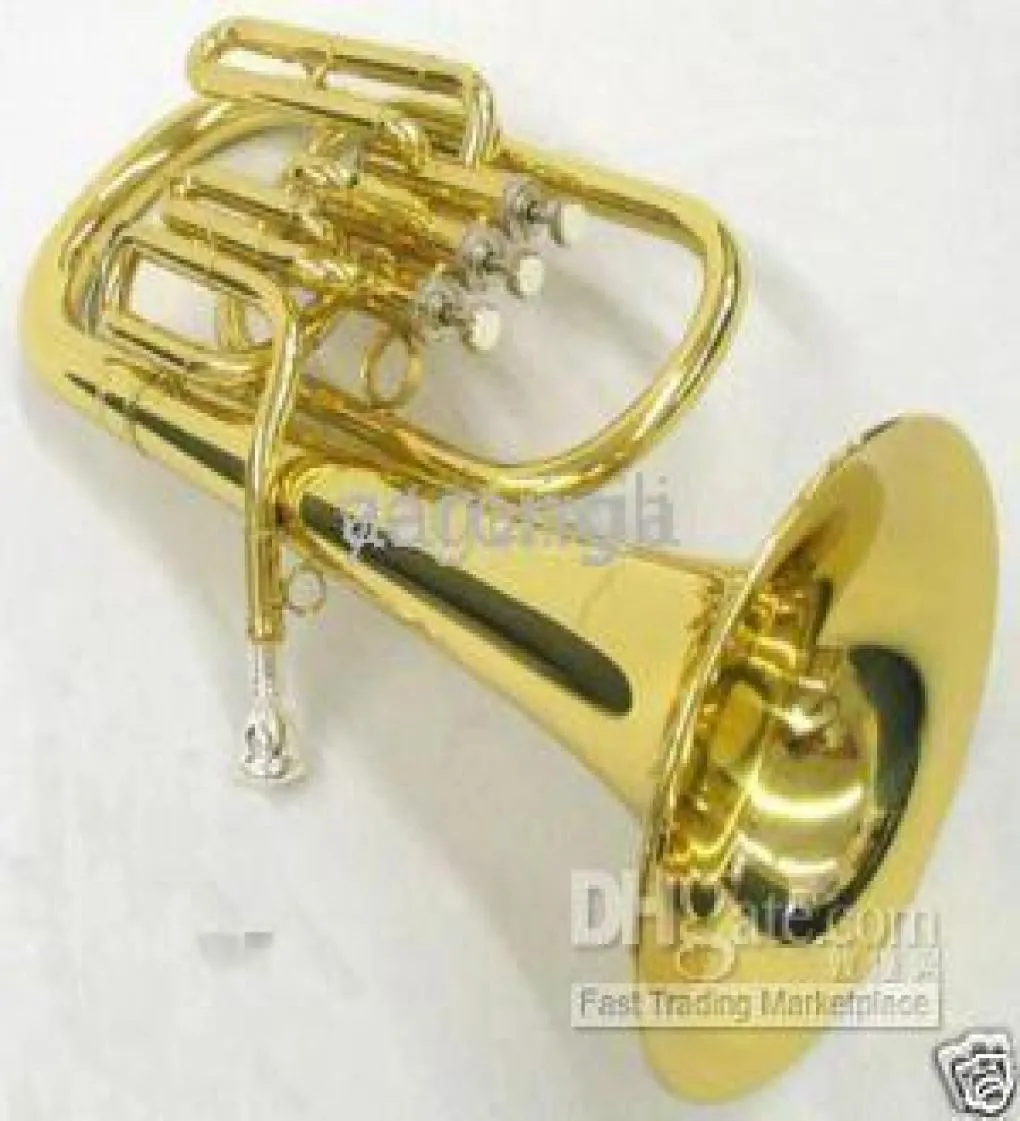 Mässing super bariton tuba kolvhorn wcase0123456784406211