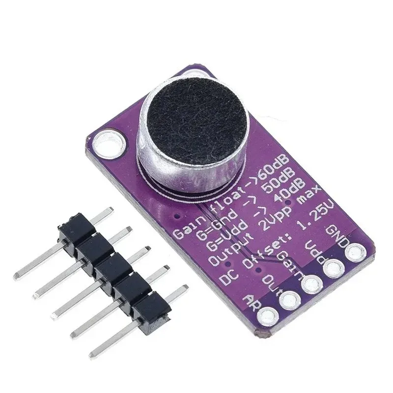 MAX9814 Microphone AGC Amplificateur Board Sound Sound Sound Gain Control Attack Attack pour Arduino MaxB Board