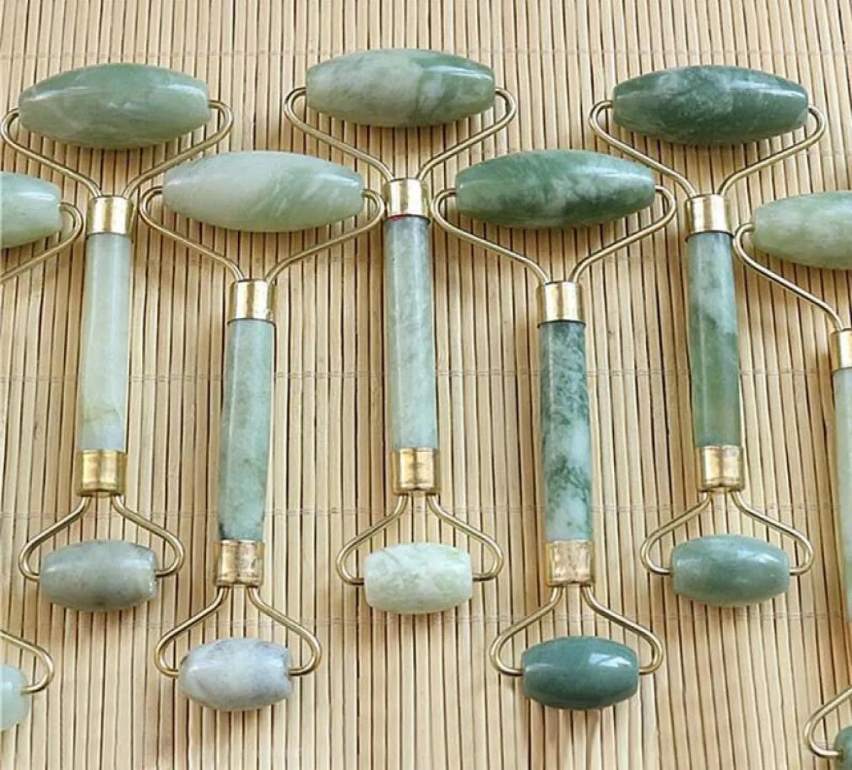 Nieuwste Draagbare Praktische Jade Gezichtsmassage Roller Anti Rimpel Gezond Gezicht Lichaam Hoofd Voet Natuur Beauty Tools4460313