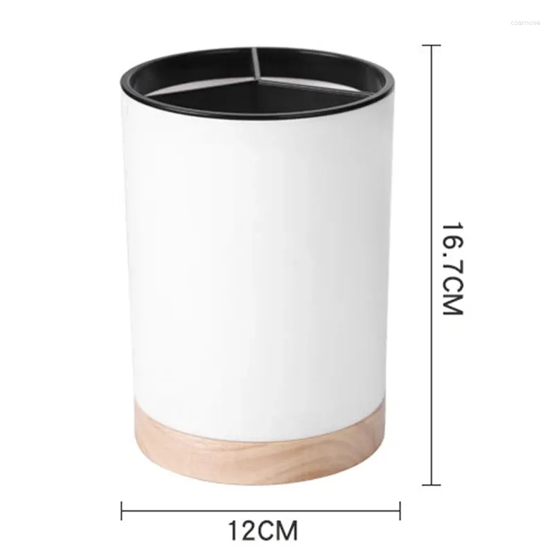 Porta Posate In Legno Bianco 3 Scomparti – Organizer Per Cucina E Tavola, Porta Mestoli Rustico Per Forchette Cucchiai Coltelli, Contenitore Salvaspazio Per Buffet E Feste