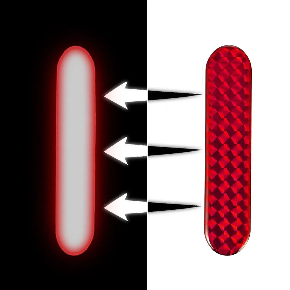 Alarm Stickers: Reflective Red Warning Tape, Auto Door Safety Mark ...