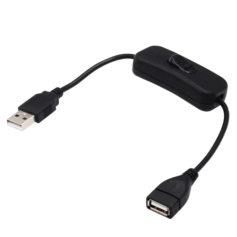 2024 ESCAM 28 cm USB -kabel med omkopplare på/av kabelförlängning Växla för USB -lampa USB -fläktförsörjningslinje Hållbar varm försäljning Adapter för USB -lampa Strömlinje