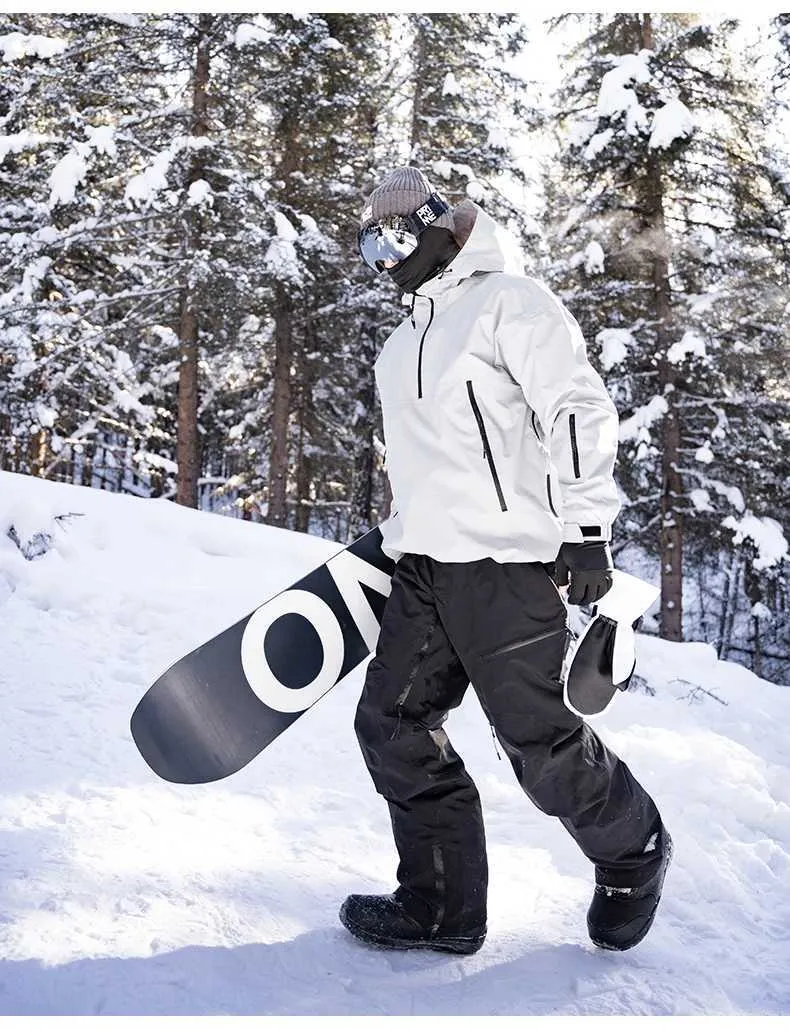 Amazon.com: YEEFINE Men's Ski Suit Waterproof Snow Suits Two