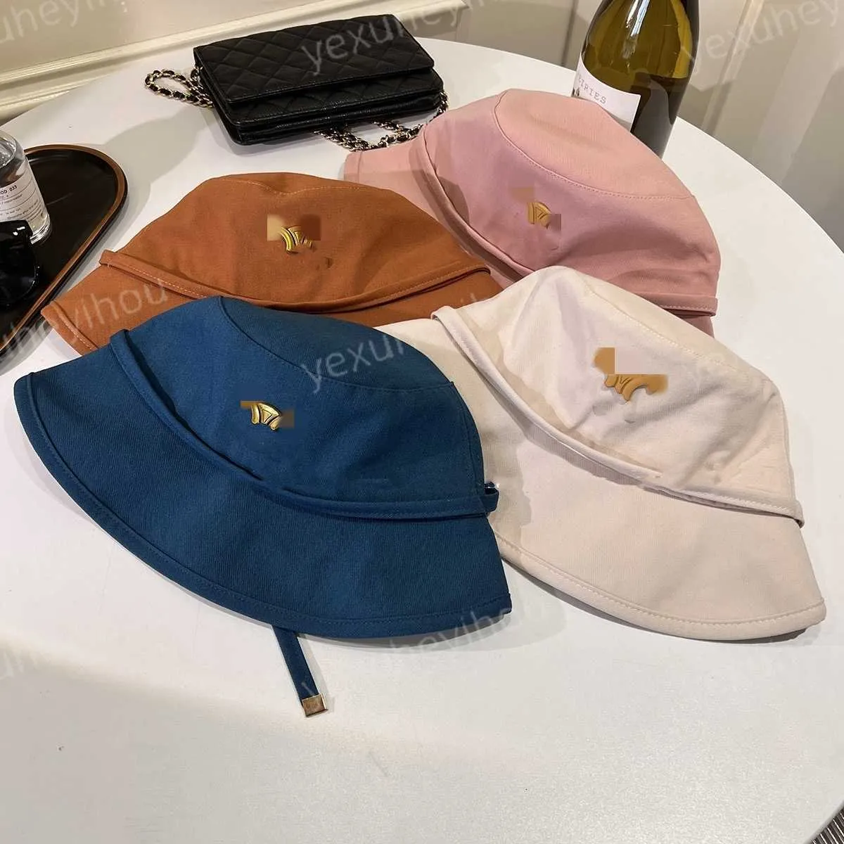 verão novo designer de alta qualidade, homens, mulheres Celins S Fisherman Hat Hat Hat Hat Cap Snapbacks Snapbacks Outdoor Fishing Dress Color Ploth Hat A4