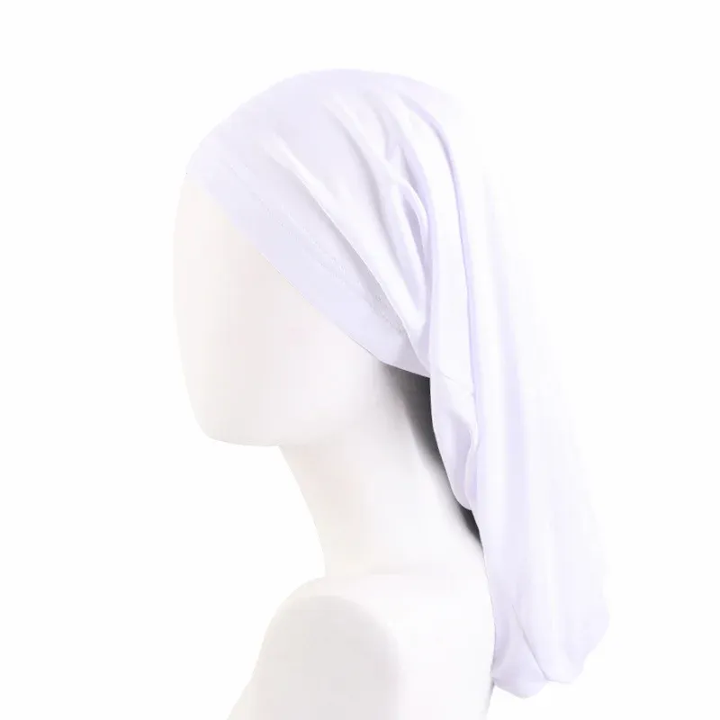 Silk Hair Bonnet For Sleeping Extra Long Elastic Sleep Cap For
