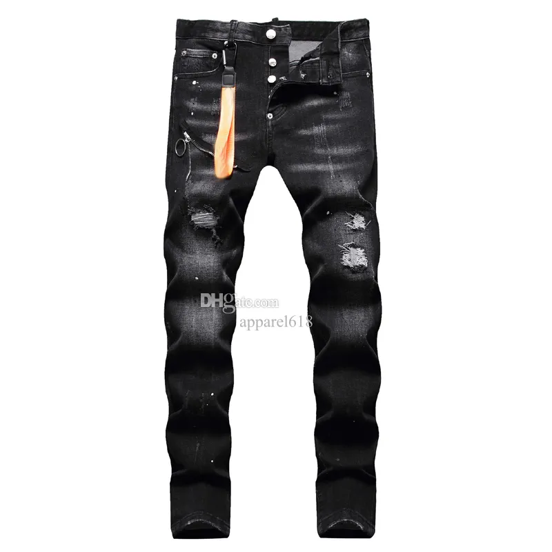 Save Big on Bulk Mens Black Skinny Fit Trousers Mens Black Ripped Jeans  Slim Fit Stretch Denim Pants Classic Black Skinny Jeans Men Distressed  Biker