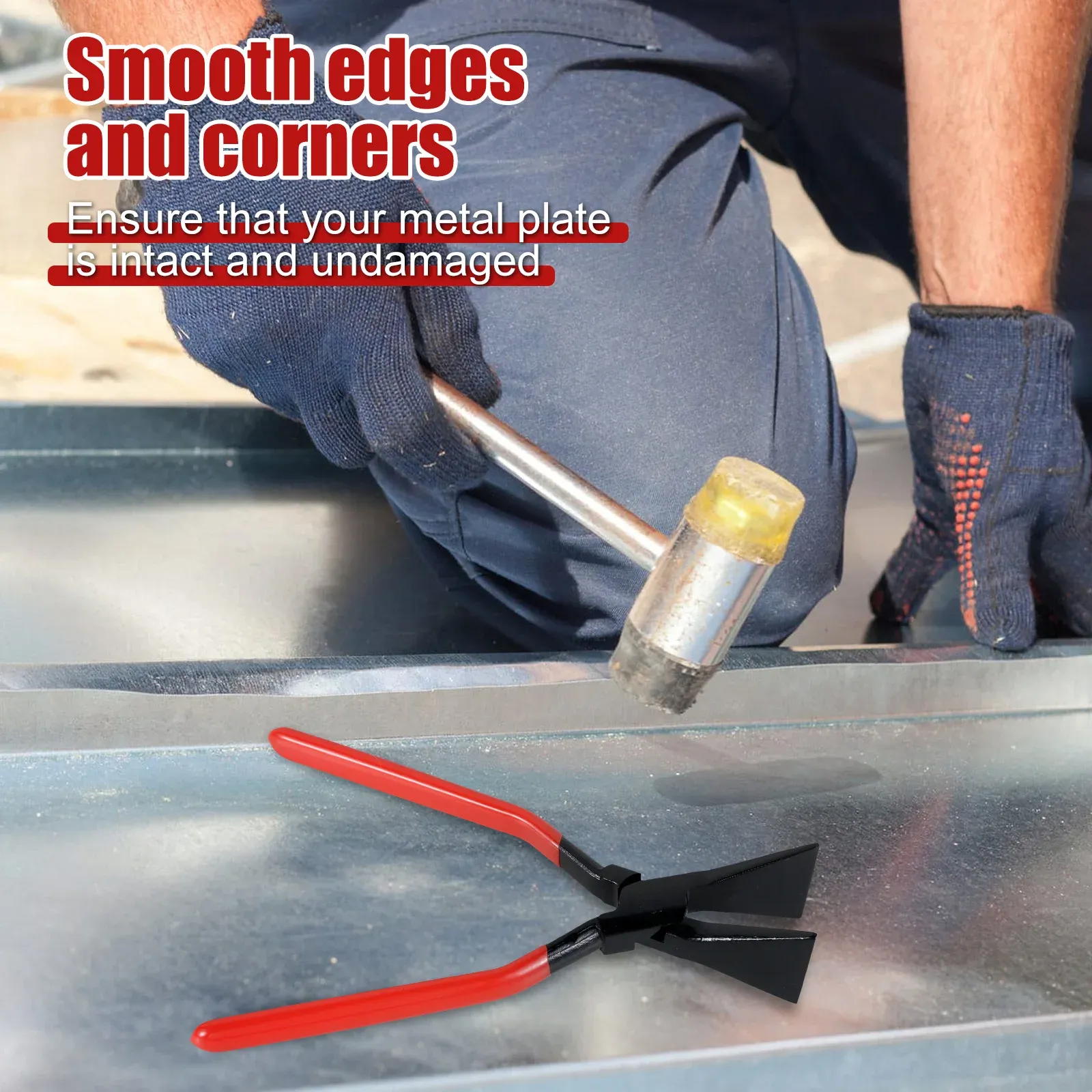 Pince à Tôle D'acier Pour Pliage De Tôles - 3 Types De