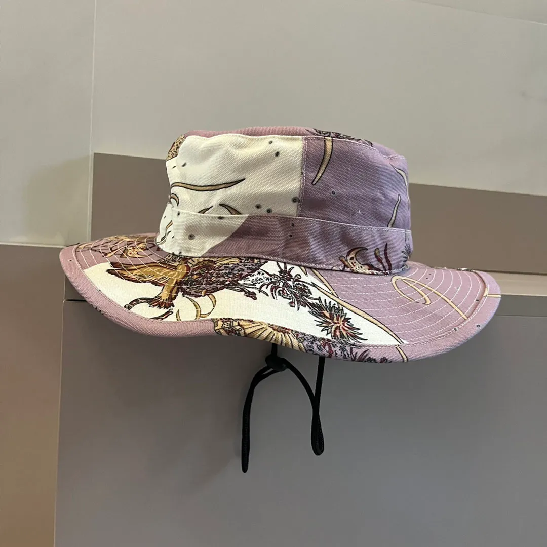 Cappello da design della stampato di stampa alla moda Lettere classico Cappelli Fisherman Cappelli da cofano per la spiaggia Casualmente Cappello da spiaggia casual Beach