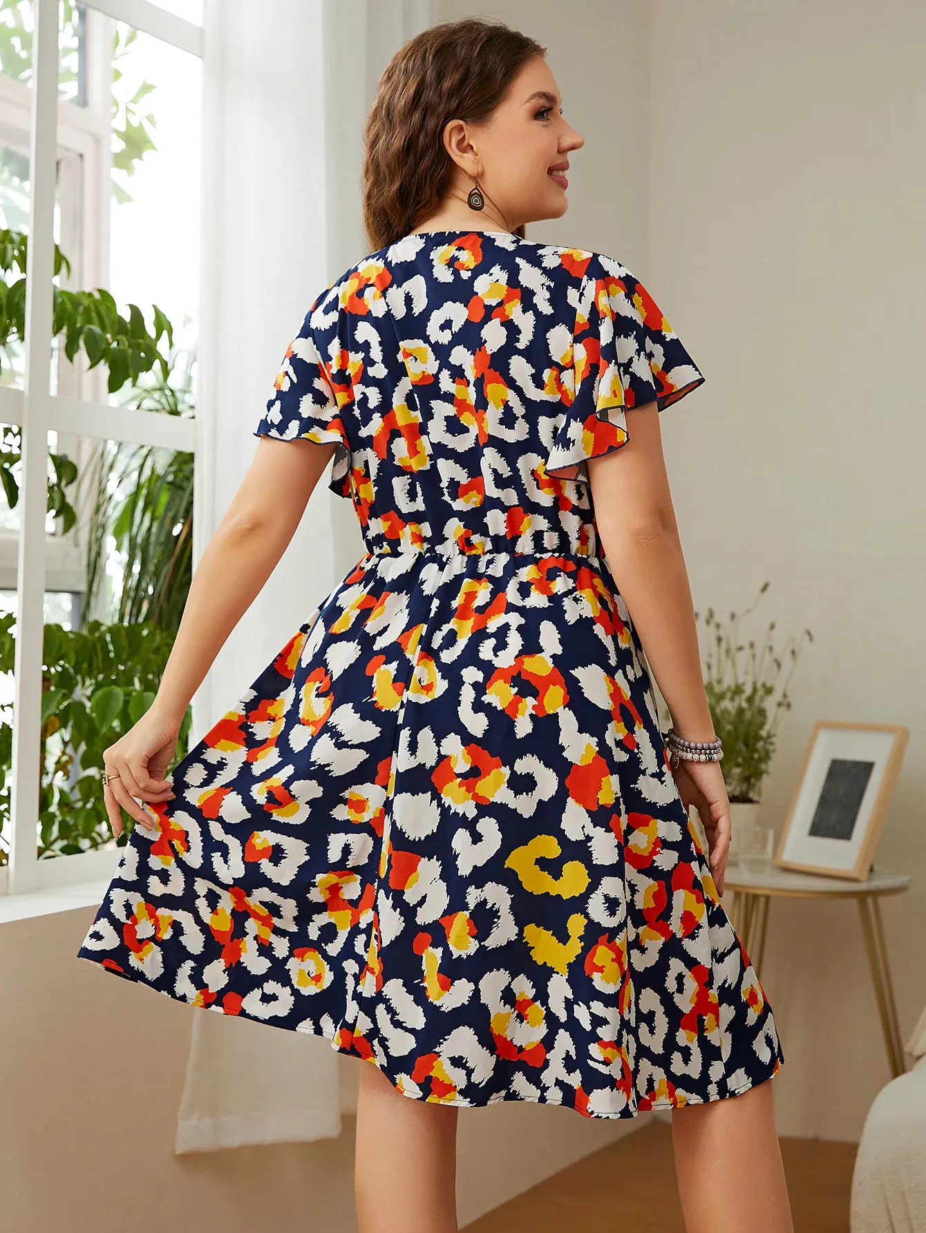 empire waist plus size summer dresses Ever-Pretty Double V Neck Long Empire Waist Chiffon Bridesmaid Dress
