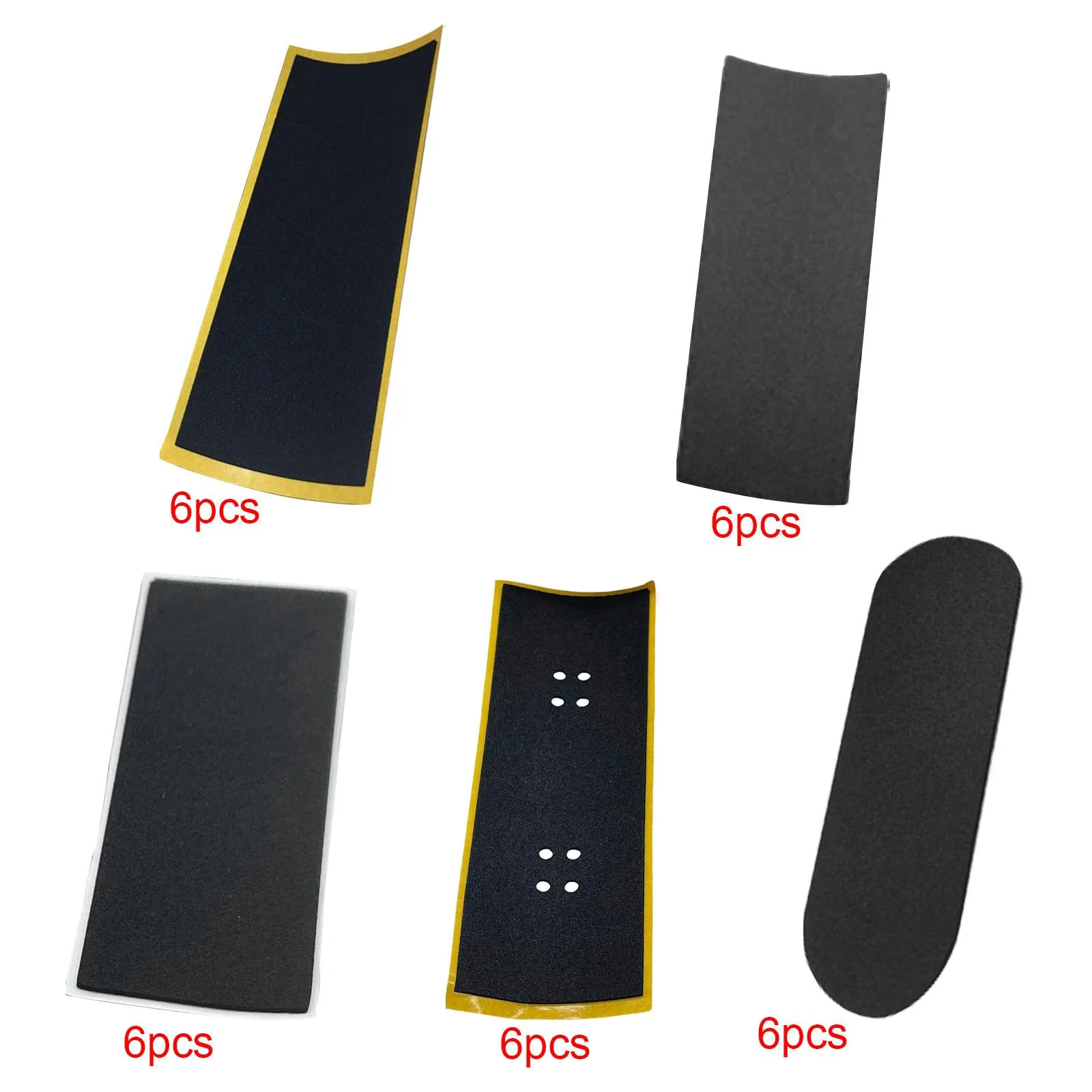 12 Bandes Grip Mousse Pour Fingerboard - 38x110mm - Antidérapantes - Adhésives - Pour Tricks