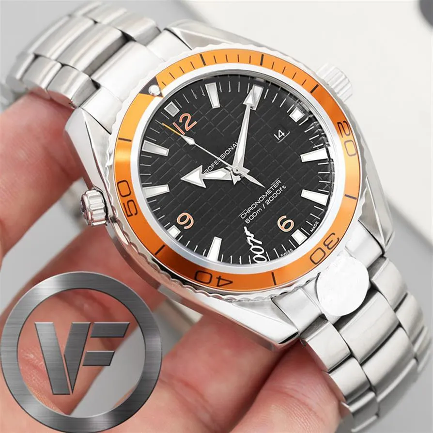 VFACTORY SAPPHIRE MENS WATCH 43MM 2813 SS NEW Automatic Movement Watches Men Mechanical 007 Wristwatches294U165J