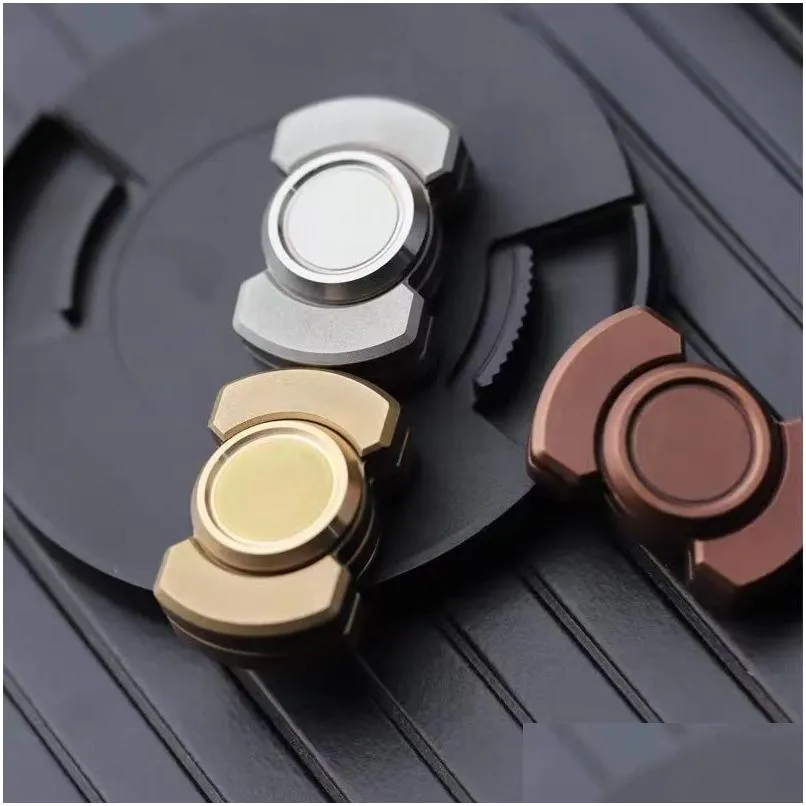 Spinning Top Mtiple Play Magnetic Slider Fidget Spinner Edc Adt Toys Anti Hand Adhd Anxiety Autism Relief Drop Delivery Dhqqj