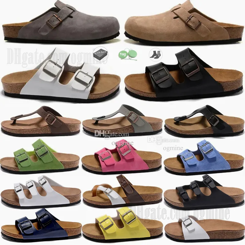 Designer tofflor Platform Bostons Clogs Mayari Flip Flop Leather Slides Buckle Women Mens Sandals Trainers Outdoor Arizonas Clog Loafers Birkin Dhgates 36-45