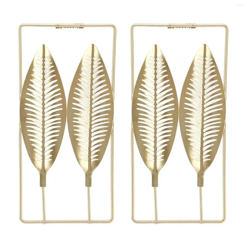 Party Decoration Gold Wall Decor Modern Feather Art Charming Unique Wear Resistant For Bedroom Office